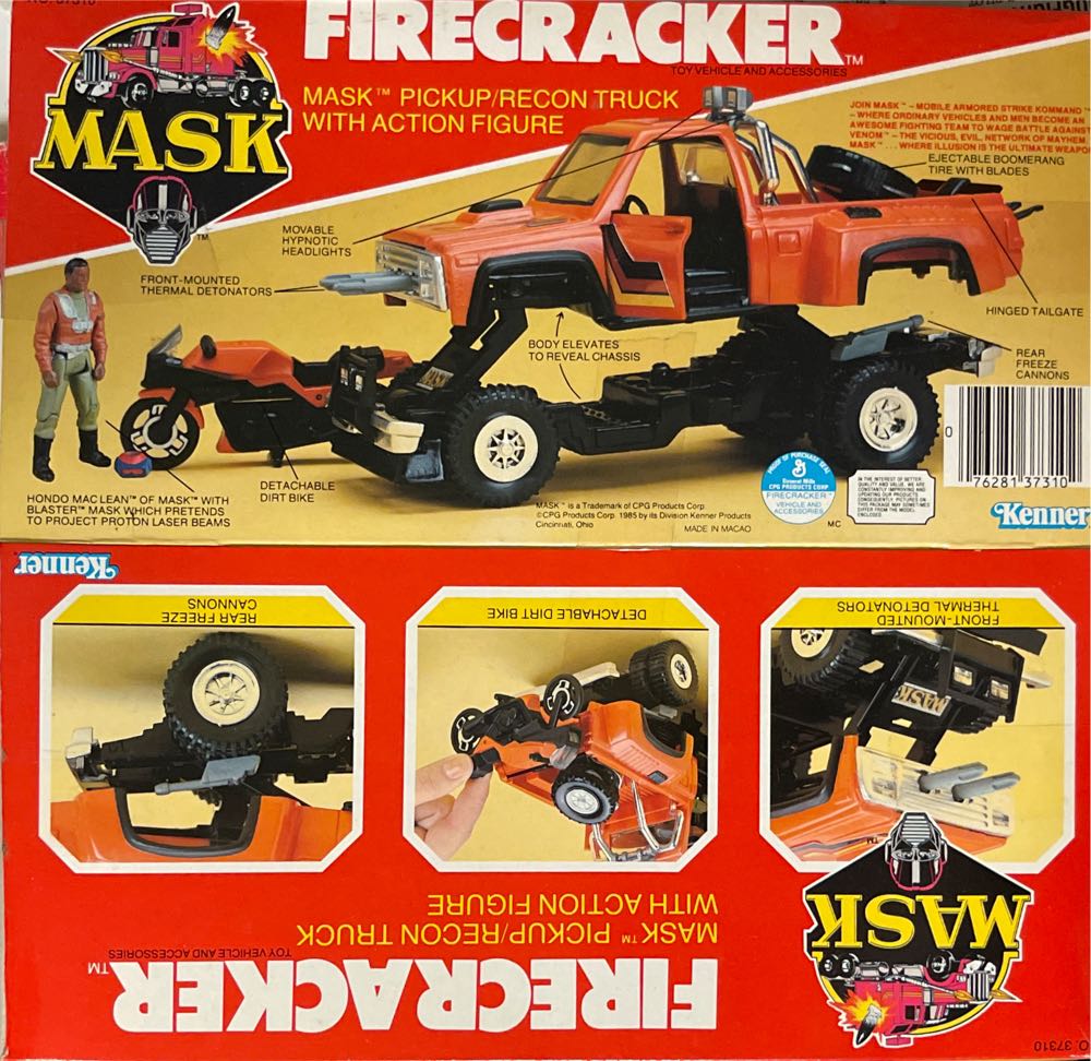 Kenner M.A.S.K. – Firecracker with Hondo MacLean