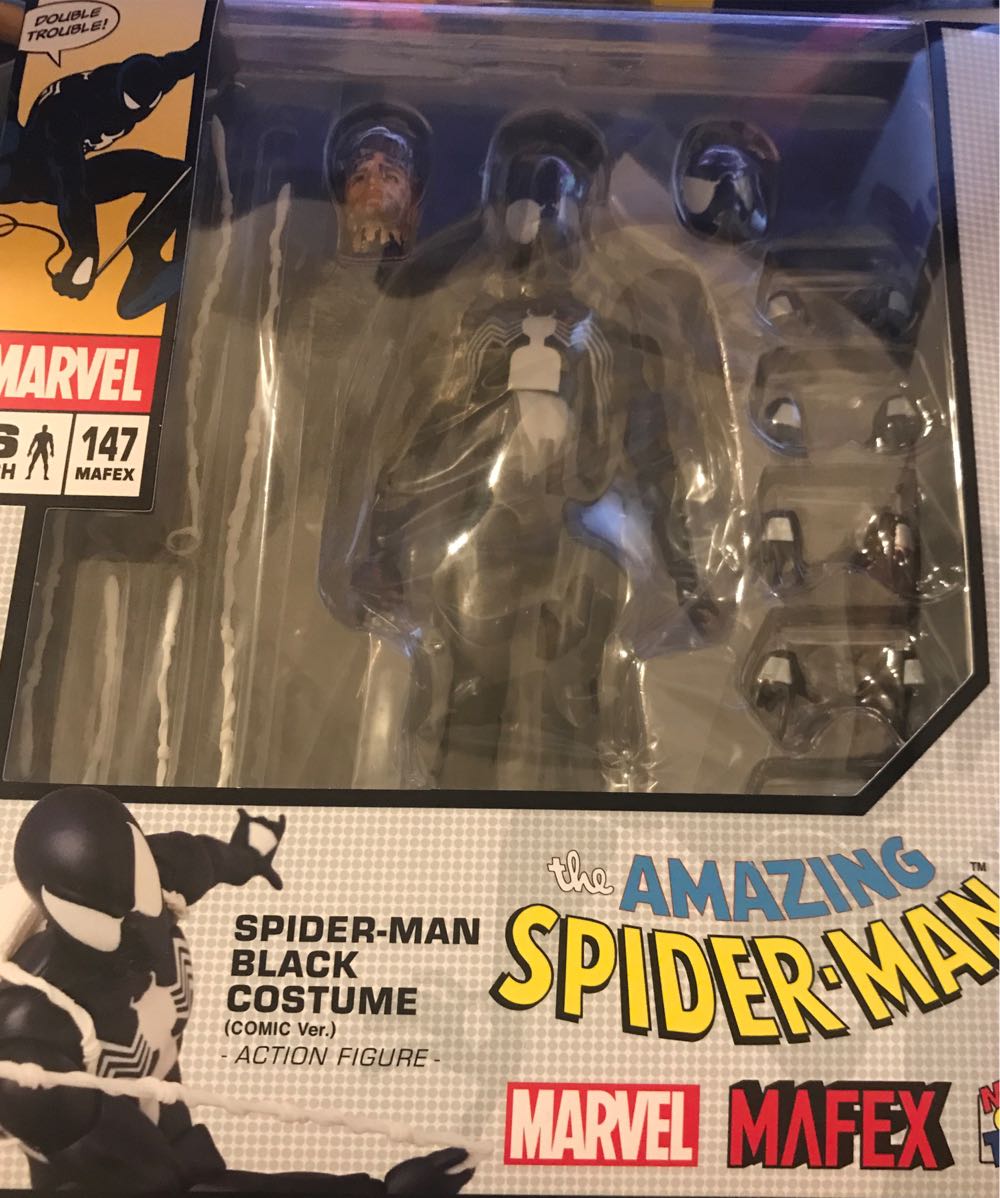Mafex No. 147 Spider-Man (Black Costume)