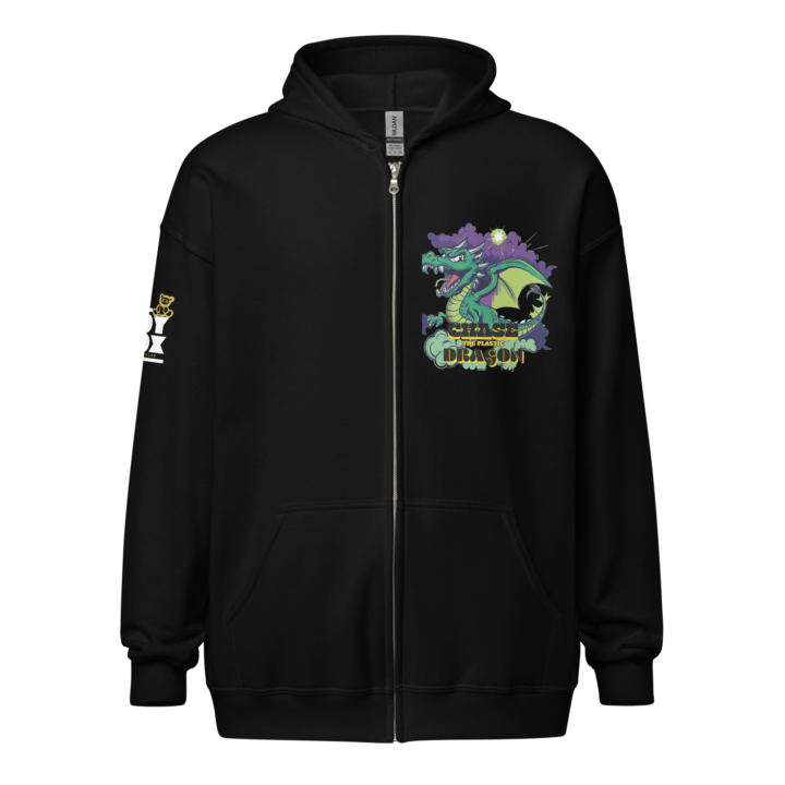 Chase The Dragon Zip Hoodie