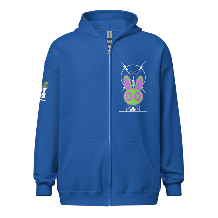 Action Figure Frequencies Zip Hoodie