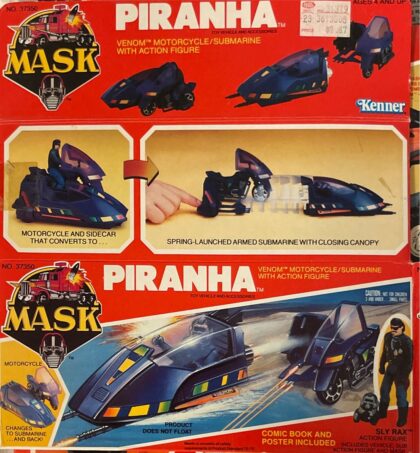 Vintage Mask Piranha Instructions Only Kenner
