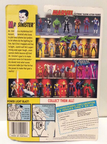ToyBiz X-Men – Mr. Sinister (1993)