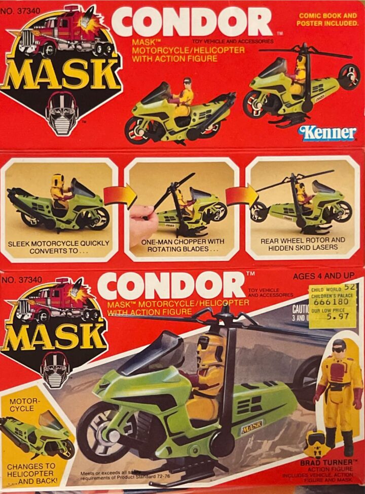 Kenner Condor Brad Turner M.a.s.k.