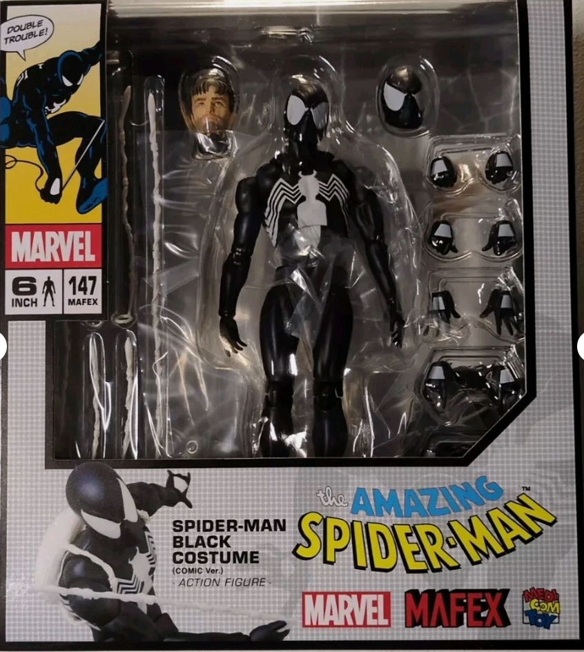 MAFEX No.147 – Spider-Man: Black Costume (Comic Version, Reissue