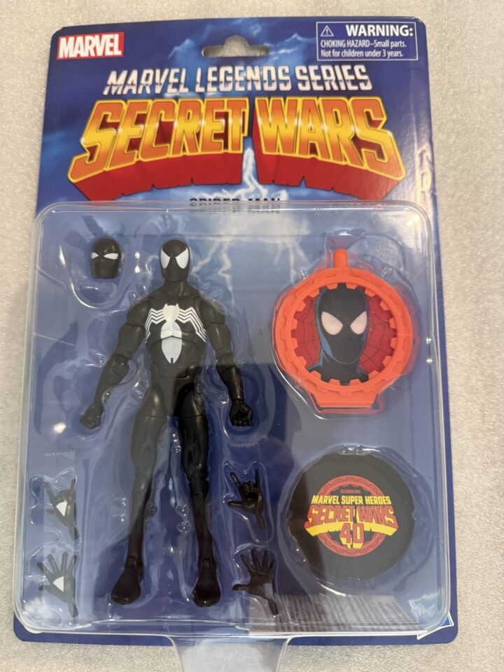Marvel Legends Secret Wars 40 Spider-Man (Black Suit)