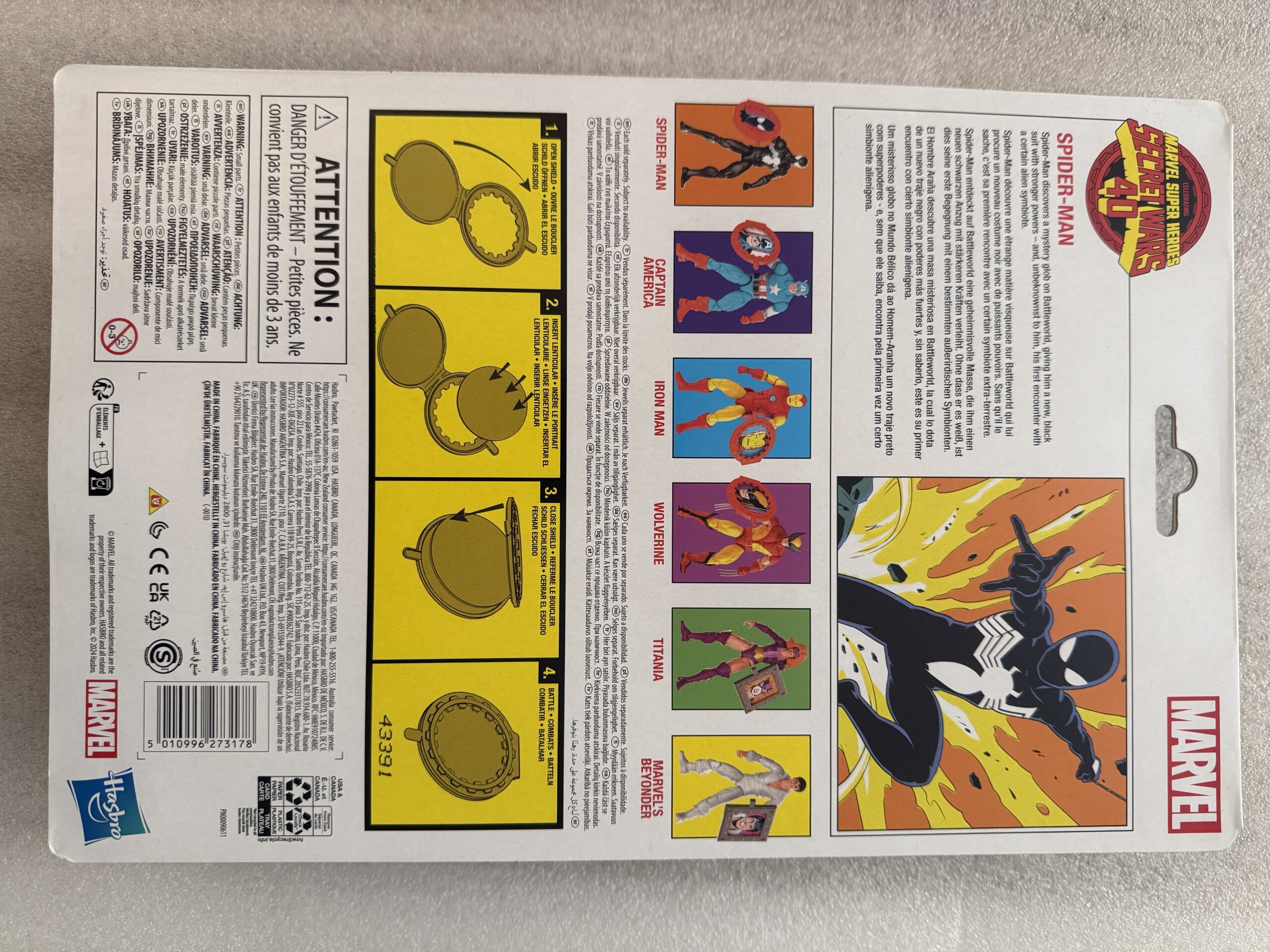 Marvel Legends Secret Wars 40 Spider-Man (Black Suit) - Image 2