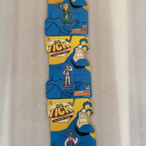 Bandai The Tick (Lot of 3) Collectible Figures - American Maid, Chairface Chippendale, El Seed
