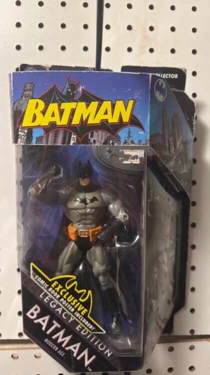 Mattel Batman Legacy Modern Age Batman figure packaging detail, photo 1